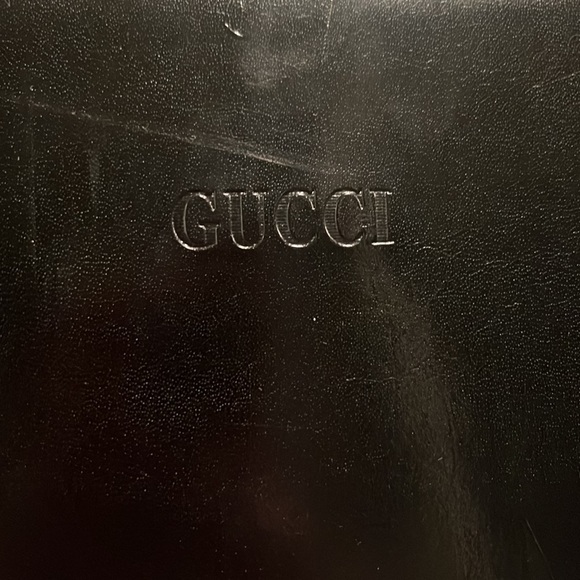 VINTAGE 1960’s Gucci black and brown leather shoulder bag - Picture 2 of 6